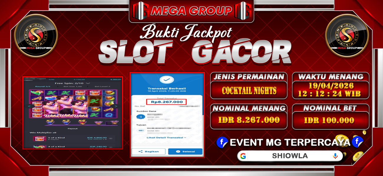 Bukti JP situs Shiowla hari Senin, 20 April 2026